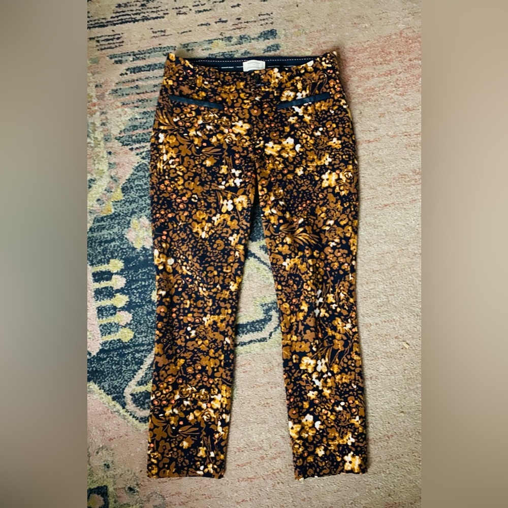 Anthropologie womens essential slim cut trouser